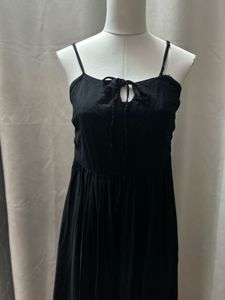Classic Black Spaghetti Strap Dress