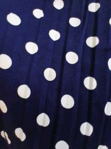 Navy Blue Polka Dot PLAZO PANTS