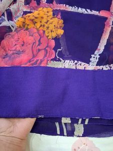 Purple Saree