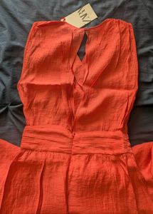 Zara Coral Jumpsuit