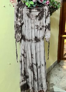 Boho Tie-Dye Maxi Dress