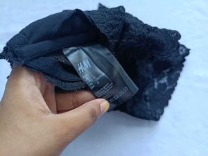 Black Lace Bandeau Bra