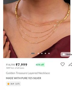 Golden Treasure Layered Necklace