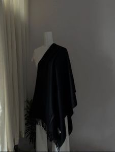 Sky Cashmere Black shawl Classic