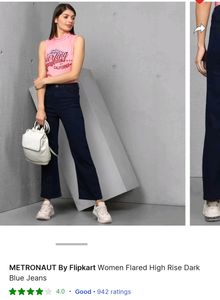 Women Flared high Rise Denim Jeans