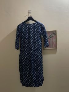 Stylish Blue Printed Kurta