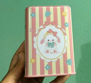 bunny tin money bank