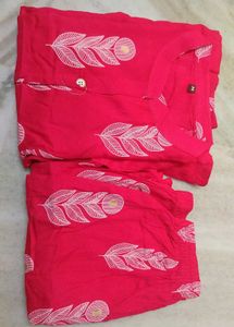 💖Pink Kurta Set