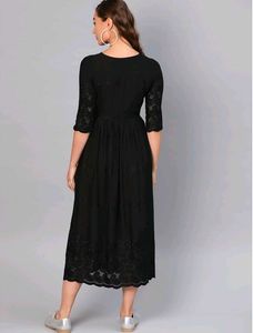 Elegant Black Ethnic Gown new