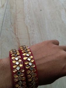 Embellished Bangles - Perfect for Festive Occasion