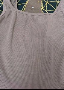 Ribbed Corset Style Tank Top