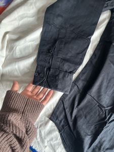 Classic Black Button-Down Shirt