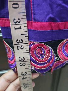 Purple Embroidered Kurta