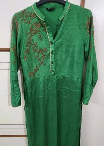 Festivities By Wishful W, Green Kurta