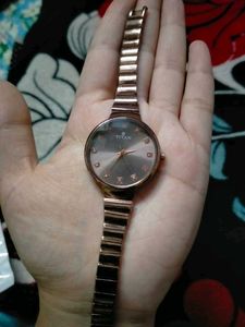 Titan Rose Gold Watch💫