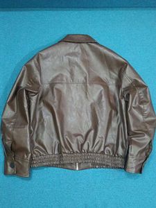 Savana oversized faux leather jacket