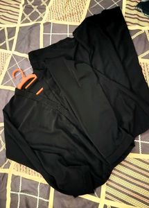 Black Abaya Style Maxi Dress