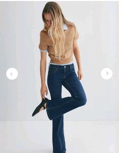 H&amp;M Women Flared Low Jeans