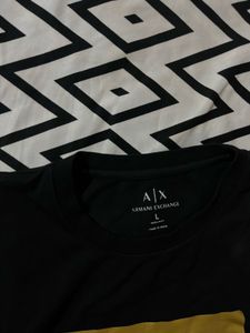 A|X Armani Exchange Black T-Shirt