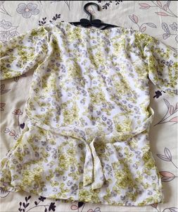 Two Cute Tops - Floral &amp; Grid Pattern