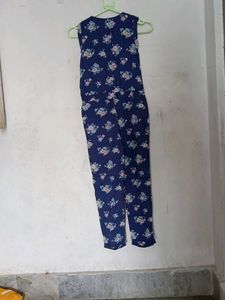 Floral Print Jumpsuit