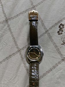HMT Chirag Watch - Classic Brown Dial