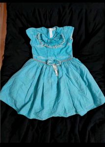 Adorable Blue Dress for Girls