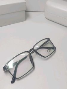 F16 Eyewear Black Rectangle Glasses