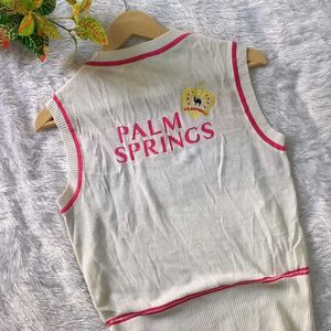 Cute vest Knit Top