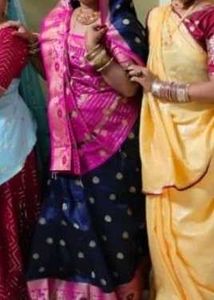 Elegant Yellow Floral Saree with blouse