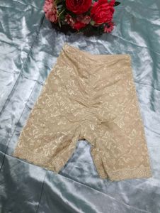Lace Beige Shapewear Shorts