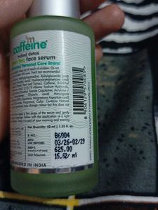 MCaffeine Naked Detox Green Tea Face Serum