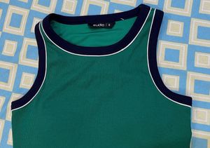 Padded Green Tank Top