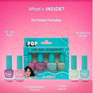 Sugar Pop 4 in 1 Nail Lacquer Kit 💅🏻