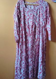 Printed Tiered Kurta