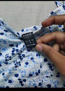 Floral Print Bustier Top
