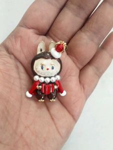 Cute labubu Brooch with Crown