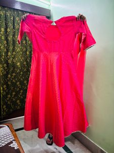 Vibrant Pink Kurta and duppatta from libas