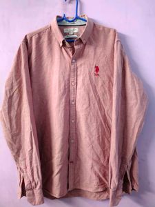 US Polo Assn. Men's pink Button-Down Shirt