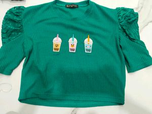 Cute Bubble Tea Graphic Top