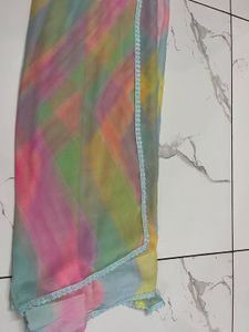 Colorful Striped Saree