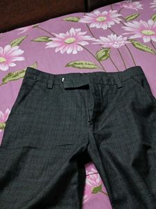 Taylored Grey charcoal Formal Pants