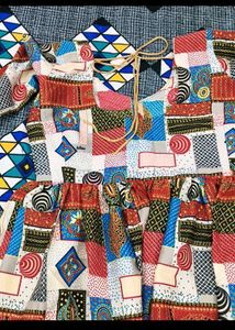 Bohemian Patchwork long frock Kurta