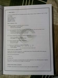 Basic English Grammar - RPSC 2nd Grade Notes