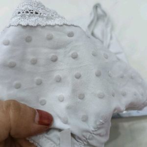 💙 White Polka Dot Briefs