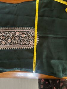 Libas Emerald Green Kurta Set with Dupatta