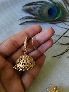 Gold plated Jhumka✨