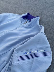 Retro Blue Track Jacket