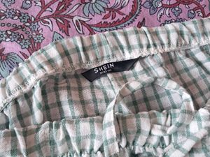 Gingham Pajama Shorts