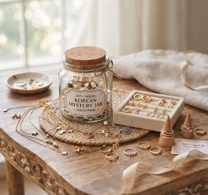 Korean  & Anti TarnishMystery Jewelry Jar
